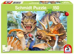 Schmidt Puzzle 150 elementów Dinozaury