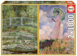 Educa Puzzle 2 x 1000 elementów Claude Monet