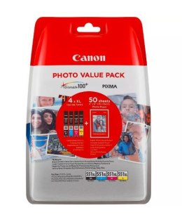 Canon Tusz CLI-551XL C/M/Y/B PHOTO VALUE BL 6443B006