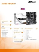 ASRock Płyta główna A620M-HDV/M.2+ AM5 2DDR5 HDMI/DP M.2 mATX