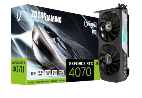 ZOTAC Karta graficzna GeForce RTX 4070 TWIN EDGE OC 12GB GDDR6X 192bit 3DP