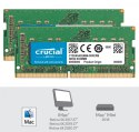 Crucial Pamięć DDR4 SODIMM do Apple Mac 16GB(2*8GB)/2666 CL19 (8bit)