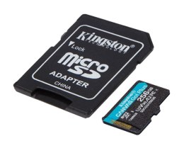 Kingston Karta microSD 256GB Canvas Go Plus 170/90MB/s