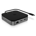 IcyBox Stacja dokująca IB-DK408-C41 7w1,HDMI, DP,USB,LAN