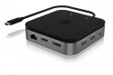 IcyBox Stacja dokująca IB-DK408-C41 7w1,HDMI, DP,USB,LAN