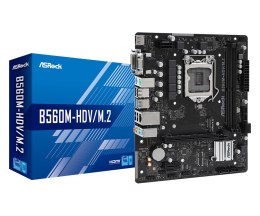 ASRock Płyta główna B560M-HDV/M.2 s1200 2DDR4 HDMI/DVI M.2 mATX