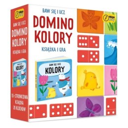 Wilga Play Gra i książka Domino. Kolory. Baw się i ucz