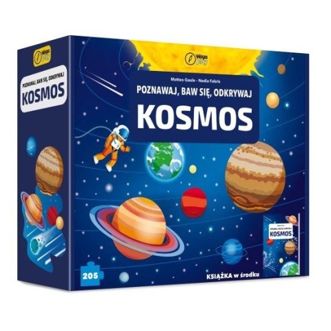 Wilga Play Puzzle 205 elementów Kosmos. Poznawaj, baw się, odkrywaj