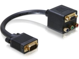 Delock Adapter VGA->VGA+3xRCA(CINCH)