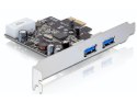 Delock Karta PCI-Express->2xUSB 3.0 + Low profile