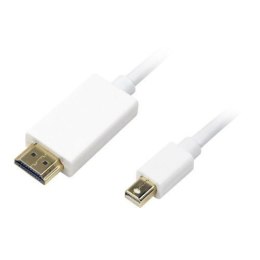 LogiLink Kabel Mini DisplayPort do HDMI dł. 2m