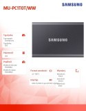 Samsung Dysk Portable T7 1TB USB3.2 GEN.2 szary