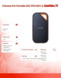 SanDisk Extreme Pro Portable SSD 2TB USB 3.2 2000MB/s