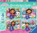 Ravensburger Polska Puzzle 4w1 Koci Domek Gabi 12/16/20/24 elementy