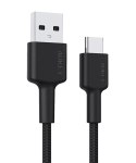 AUKEY CB-CD30 nylonowy kabel USB C - USB A | 0.9m | 3A | 60W PD | 20V