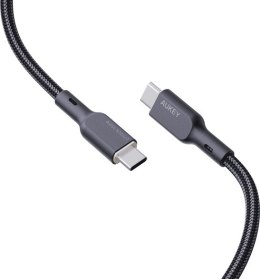 AUKEY CB-KCC102 kevlarowy kabel USB C - USB C | 1.8m | 5A | 100W PD | 20V