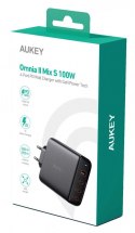 AUKEY PA-B7S Omnia II GaN ładowarka sieciowa 4xUSB (3xUSB C+1xUSBA) 100W PD3.0 PPS QC4.0+ FCP