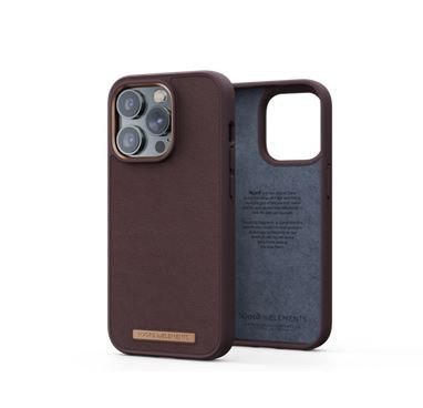 Njord by Elements Etui do iPhone 14 Pro Dark Brown z prawdziwej skóry