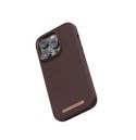 Njord by Elements Etui do iPhone 14 Pro Dark Brown z prawdziwej skóry