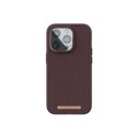 Njord by Elements Etui do iPhone 14 Pro Dark Brown z prawdziwej skóry