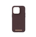 Njord by Elements Etui do iPhone 14 Pro Dark Brown z prawdziwej skóry