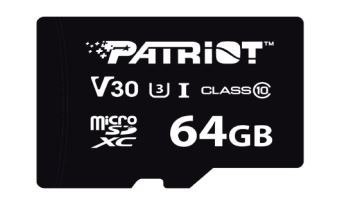 Patriot Karta MicroSDHC 64GB VX V30 C10 UHS-I U3