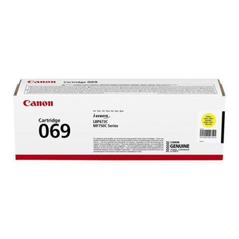 Toner Canon CRG-069Y Yellow