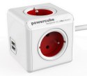 Przedłużacz allocacoc PowerCube Extended USB 2402RD/FREUPC (1,5m; kolor czerwony)