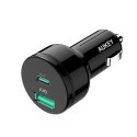 AUKEY CC-Y7 Ultraszybka ładowarka samochodowa 2xUSB Power Delivery 2.0 5.4A 36W