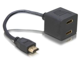 Delock Adapter HDMI(M)->2xHDMI(F)