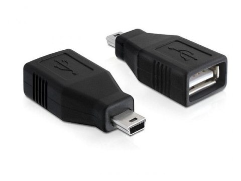 Delock Adapter USB A(F)->USB Mini(M)