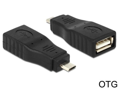 Delock Adapter USB Micro B(M)->A(F) OTG