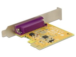 Delock Karta PCI Express 1xLPT (DB25)(F)