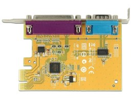 Delock Karta PCI Express do 1 x Szeregowy + 1 x Równoległy