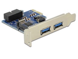 Delock Karta PCI express USB 3.0 2PORT+1X