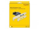 Delock Karta PCI express USB 3.0 2PORT+1X