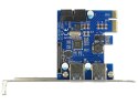 Delock Karta PCI express USB 3.0 2PORT+1X