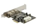 Delock Karta PCI express firewire 2X1394B+