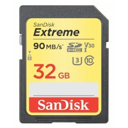 SanDisk Extreme SDHC 32GB 90/40 MB/s V30 UHS-I U3