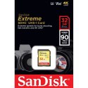 SanDisk Extreme SDHC 32GB 90/40 MB/s V30 UHS-I U3