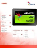 Adata Dysk SSD Ultimate SU650 240G 2.5 S3 3D TLC Retail