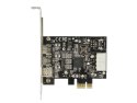 Delock Karta PCI express firewire 2X1394B+