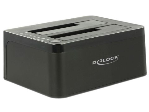 Delock Stacja dokująca HDDx2 Sata 2,5/3,5 USB 3.0