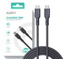 AUKEY CB-SCC102 KABEL USB-C QC PD 1.8M 5A 100W