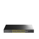 Switch CUDY GS2028PS4-300W 24-Port Gigabit L2 Managed PoE+ 300W 4x Gigabit Combo Ports