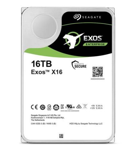 Dysk serwerowy HDD Seagate Exos X16 (16 TB; 3.5"; SATA III) (WYPRZEDAŻ)