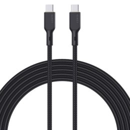 Kabel USB-C Aukey CB-KCC102 BK PD 100W, 1,8m, m/m