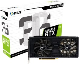 Karta graficzna PALIT RTX3060 Dual 12GB GDDR6 192bit 3DP/HDMI