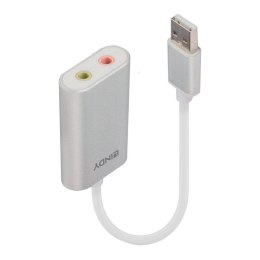 Konwerter LINDY USB-A na 2x Audio 3.5mm