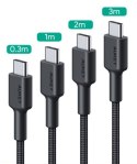 AUKEY CB-CD37 ZESTAW 4 SZT. KABLI USB-C 3A 60W 20V